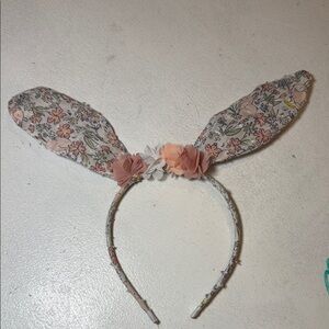 Floral Bunny Ear Headband for Kids